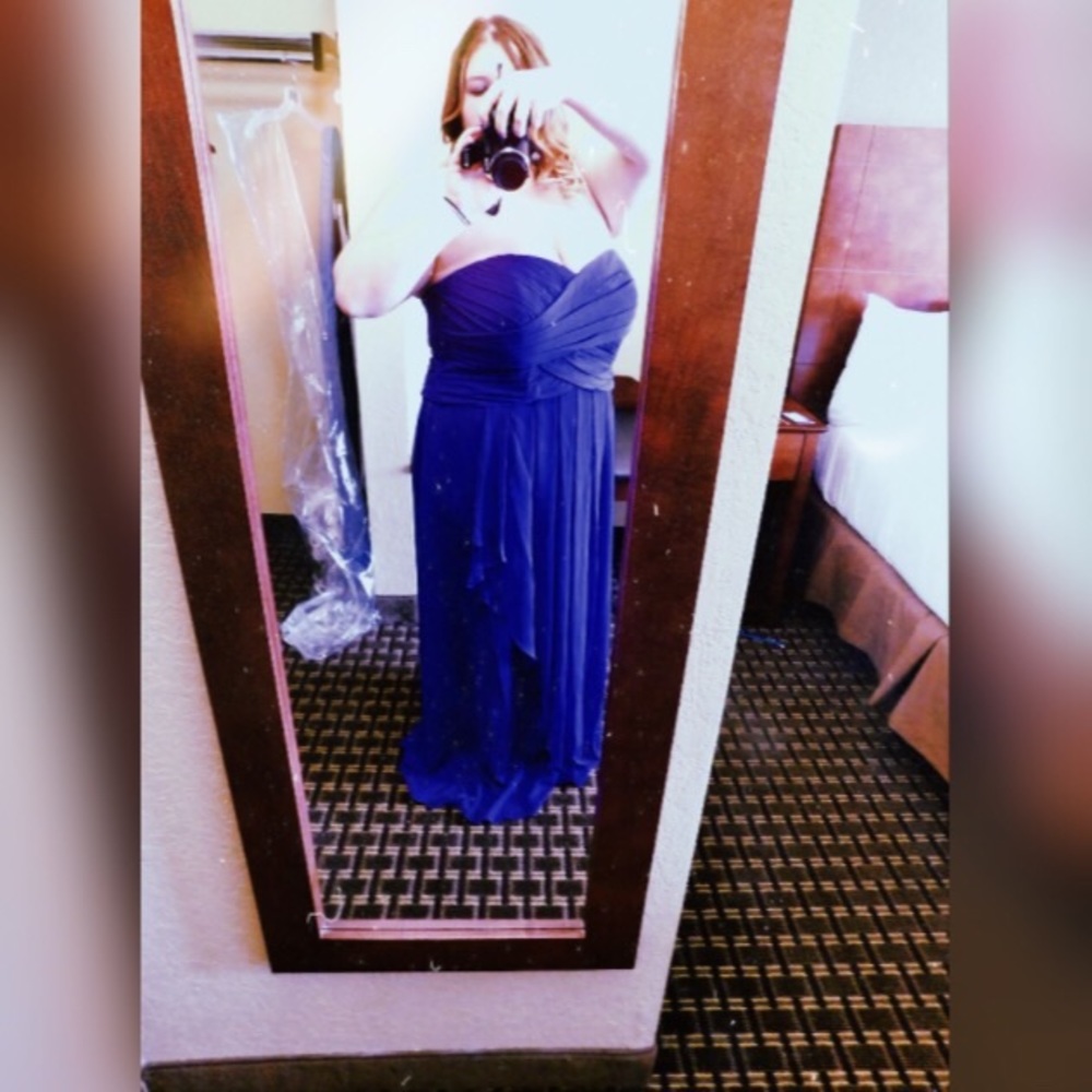 Plus Size Purple Bridesmaid Dress